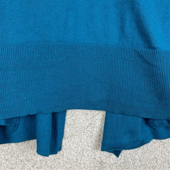 J Jill Cardigan Womens Small Blue Cotton Blend Long Sleeve Stretch- 9287* - Picture 12 of 12